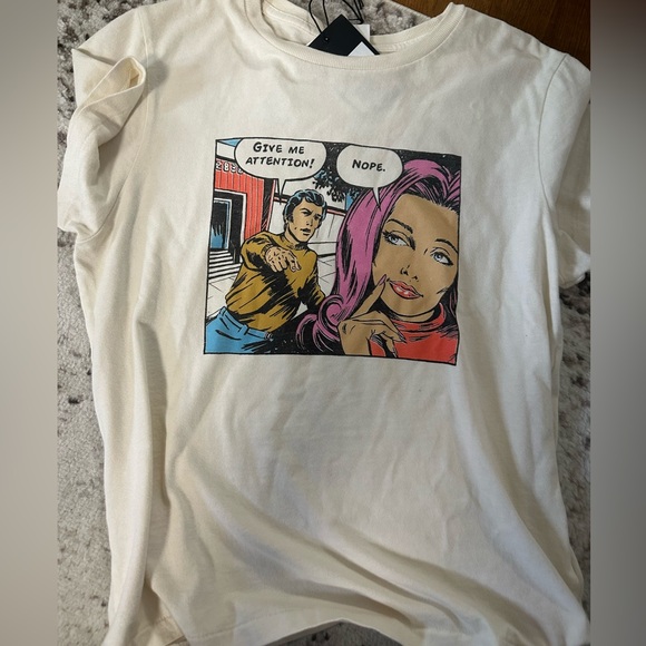LAST! New🩷🙅🏼‍♀️Classic RE/Done no attention tee - Picture 5 of 5